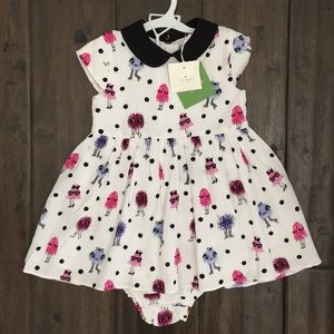 Kate Spade Monster Polka Dot Dress with Bloomers